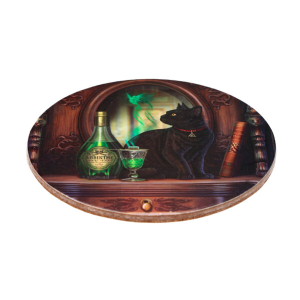 Set of 4 Cork Novelty Coasters - Lisa Parker Magic Cats - Image 3