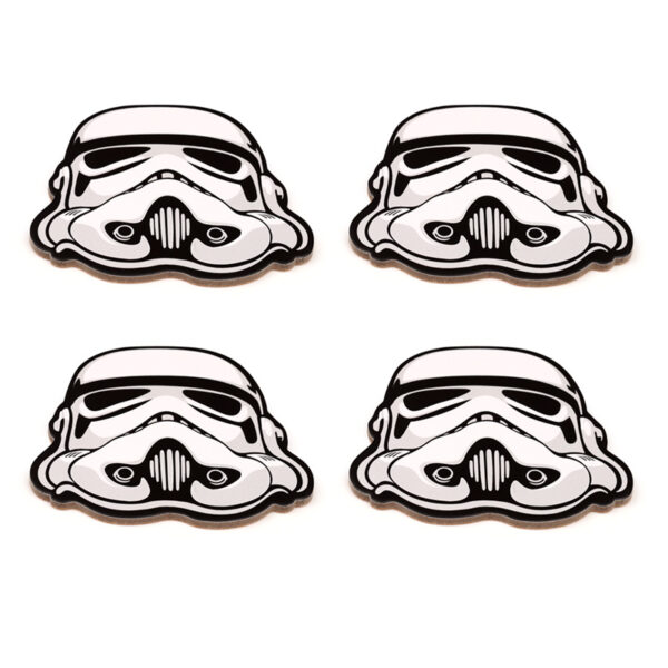 Set of 4 Cork Novelty Coasters - The Original Stormtrooper - Image 2