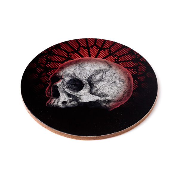 Set of 4 Cork Novelty Coasters - Gothica - Image 4