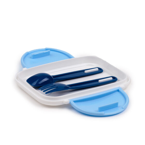 Bento Clip Lock Lunch Box with Cutlery - Adoramals Highland Coo - Image 4