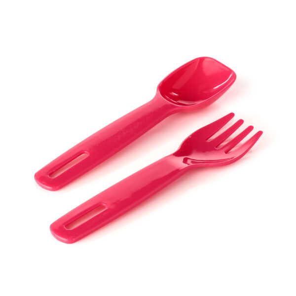 Bento Clip Lock Lunch Box with Cutlery - Minecraft Axolotl - Image 8