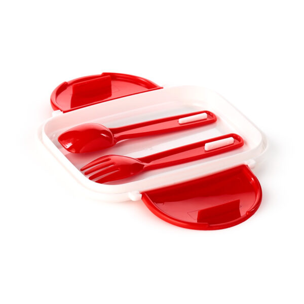 Bento Clip Lock Lunch Box with Cutlery - Foodiemals - Image 4