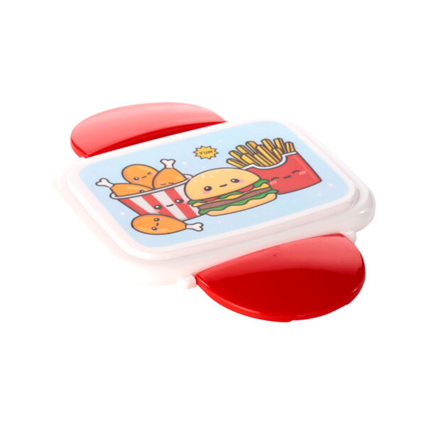 Bento Clip Lock Lunch Box with Cutlery - Foodiemals - Image 5