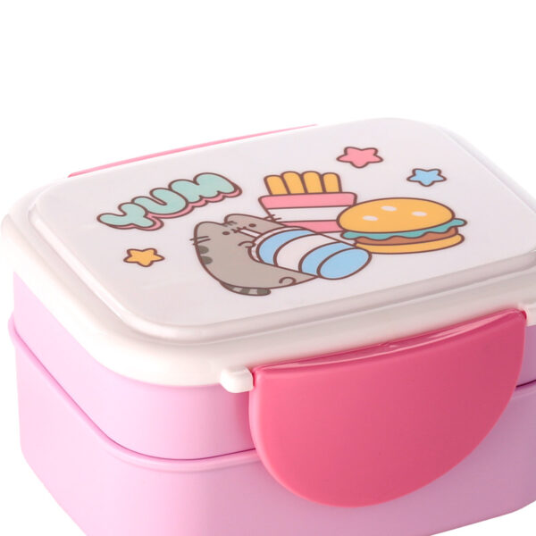 Bento Clip Lock Lunch Box with Cutlery - Pusheen the Cat Core - Image 9