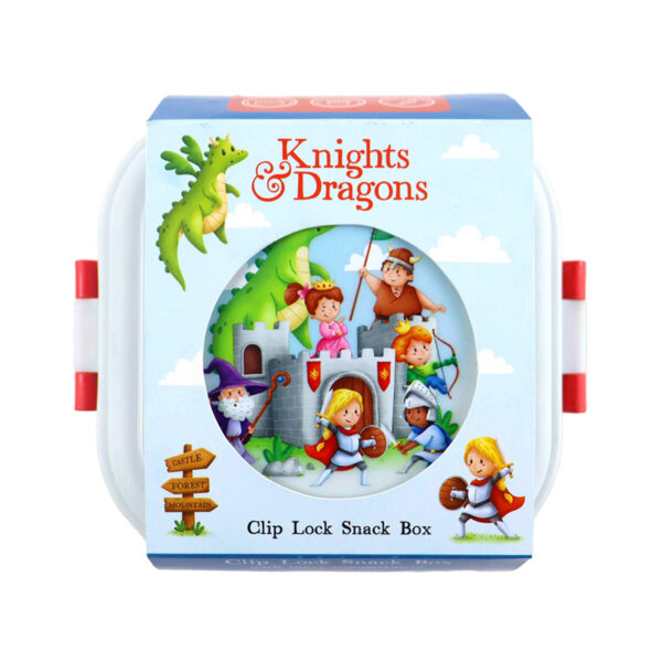 Bento Clip Lock Snack Lunch Box - Knights & Dragons - Image 4