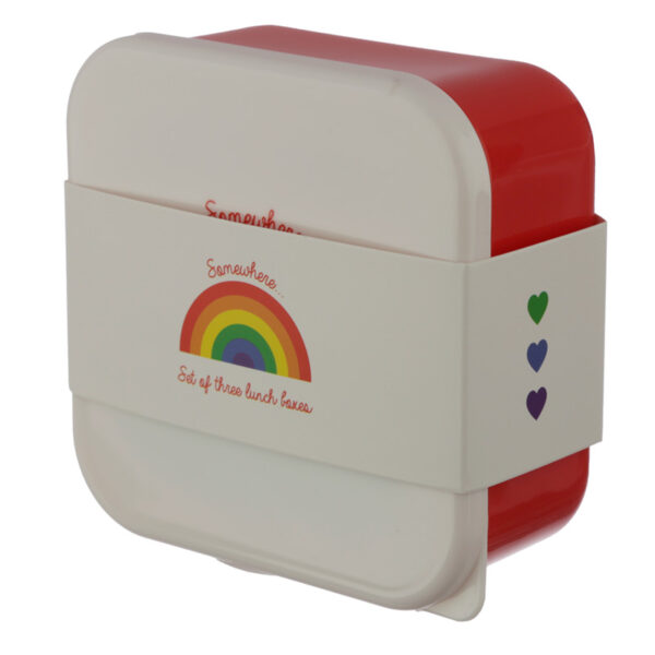 Lunch Boxes Set of 3 (S/M/L) - Somewhere Rainbow - Image 5