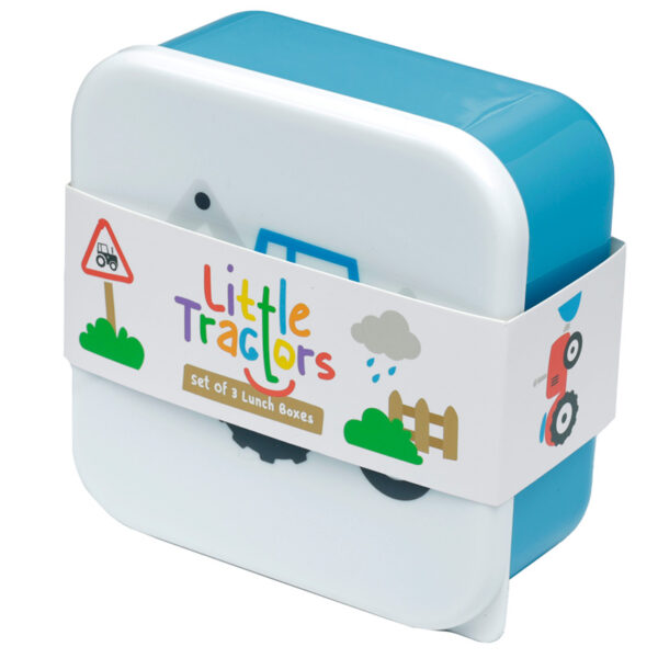 Lunch Boxes Set of 3 (M/L/XL) - Little Tractors - Image 8