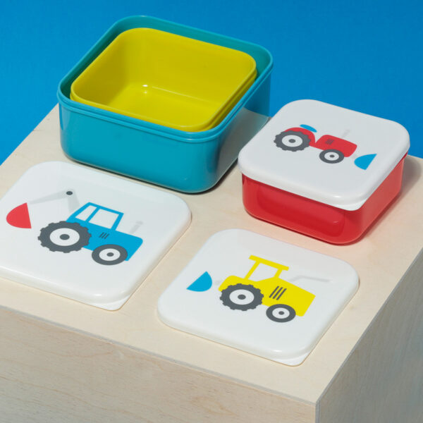 Lunch Boxes Set of 3 (M/L/XL) - Little Tractors - Image 10