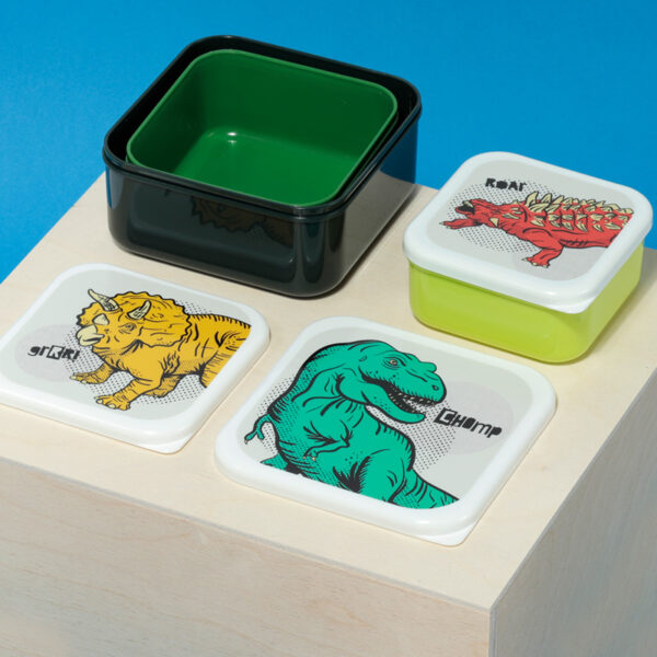 Lunch Boxes Set of 3 (M/L/XL) - Dinosauria - Image 10