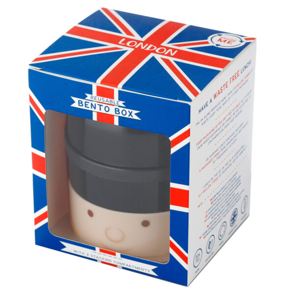 Bento Round Stacked Lunch Box  - London Guardsman - Image 9