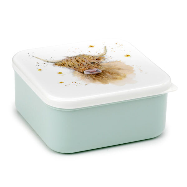 Lunch Boxes Set of 3 (M/L/XL) - Jan Pashley Highland Coo Cow - Image 3