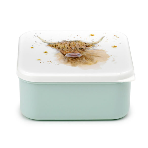 Lunch Boxes Set of 3 (M/L/XL) - Jan Pashley Highland Coo Cow - Image 6