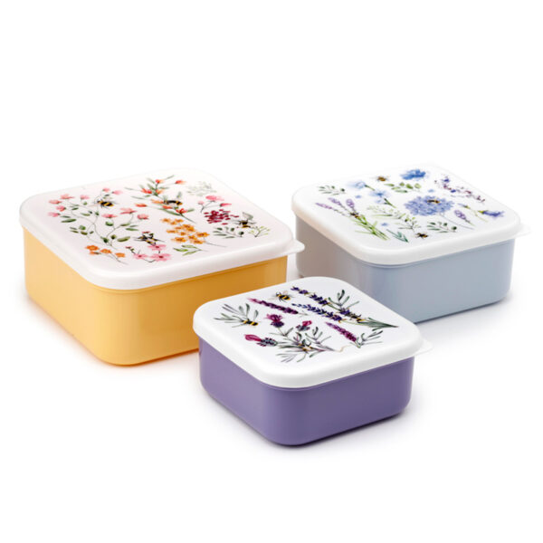Lunch Boxes Set of 3 (M/L/XL) - Nectar Meadows - Image 9