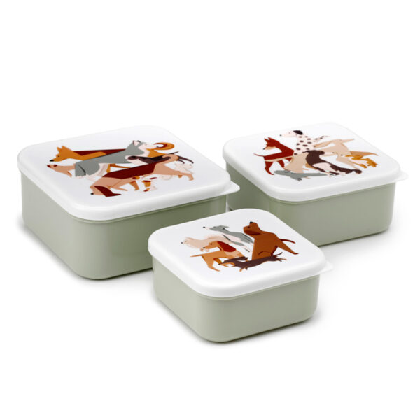 Lunch Boxes Set of 3 (M/L/XL) - Barks Dog - Image 9