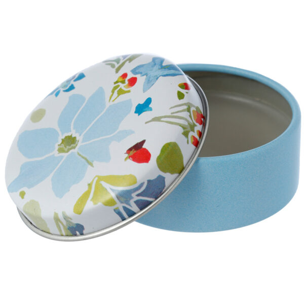 Lip Balm in a Tin - Julie Dodsworth Blue Botanical - Image 2