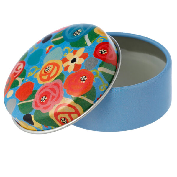 Lip Balm in a Tin - Julie Dodsworth Blue Botanical - Image 5
