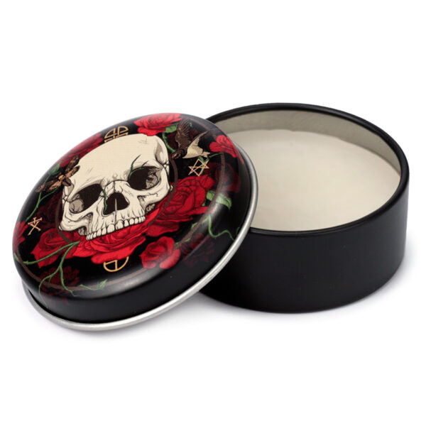 Lip Balm in a Tin - Skulls and Roses - Image 2