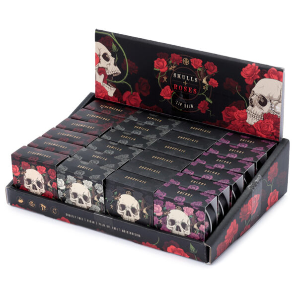 Lip Balm in a Tin - Skulls and Roses - Image 6