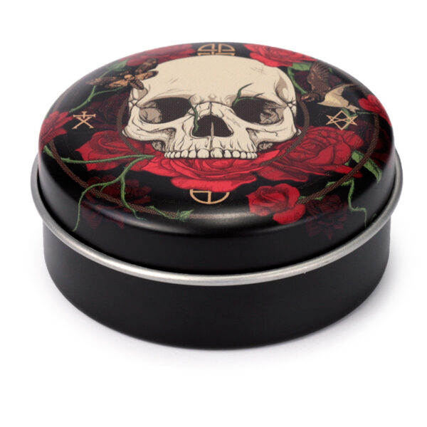 Lip Balm in a Tin - Skulls and Roses - Image 11