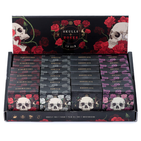 Lip Balm in a Tin - Skulls and Roses - Image 15