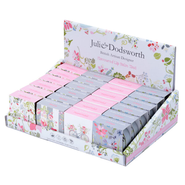 Lip Balm in a Tin - Julie Dodsworth Pink Botanical - Image 2
