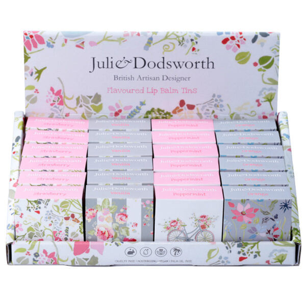 Lip Balm in a Tin - Julie Dodsworth Pink Botanical - Image 15