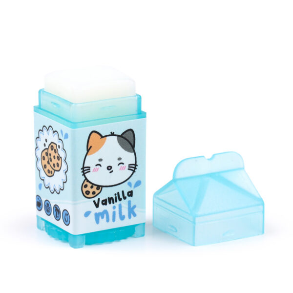Lip Balm in Shaped Holder - Adoramals Milk Carton - Image 4