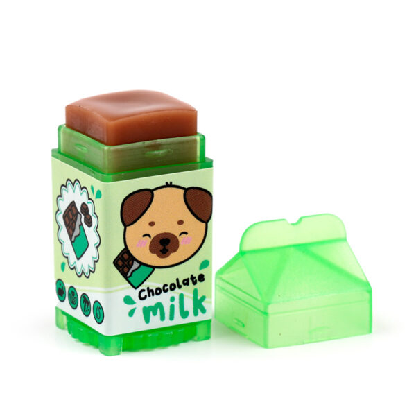 Lip Balm in Shaped Holder - Adoramals Milk Carton - Image 6