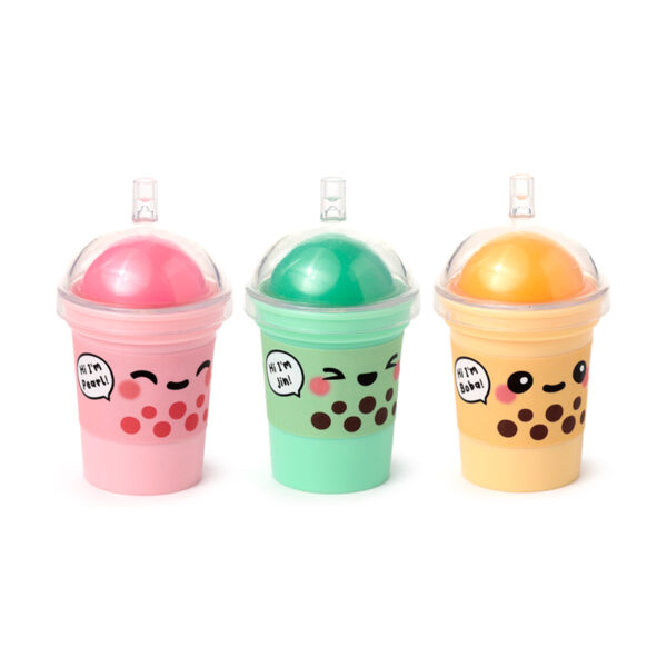 Lip Balm in Shaped Holder - Foodiemals Bubble Tea - Image 2