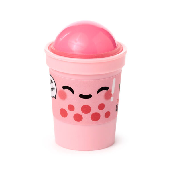 Lip Balm in Shaped Holder - Foodiemals Bubble Tea - Image 5