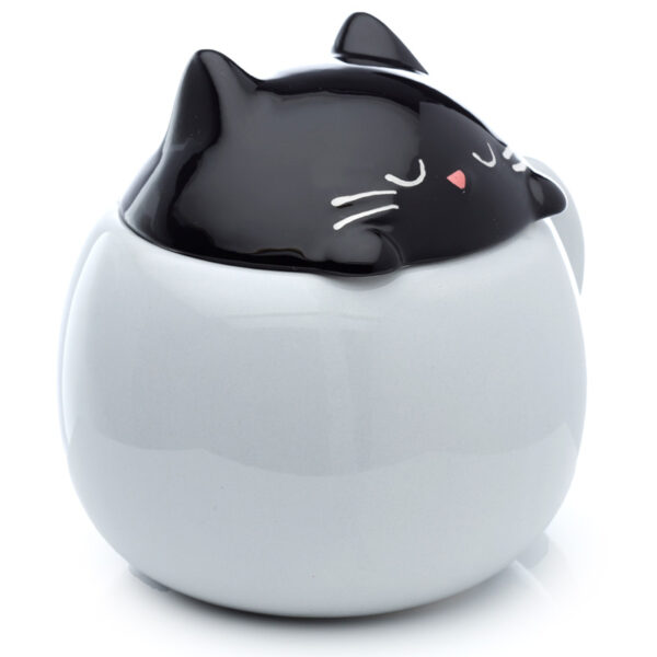 Peeping Lid Ceramic Lidded Animal Mug - Feline Fine Cat - Image 5