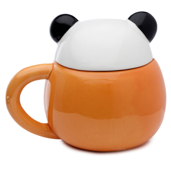 Peeping Lid Ceramic Lidded Animal Mug - Adoramals Panda - Image 4