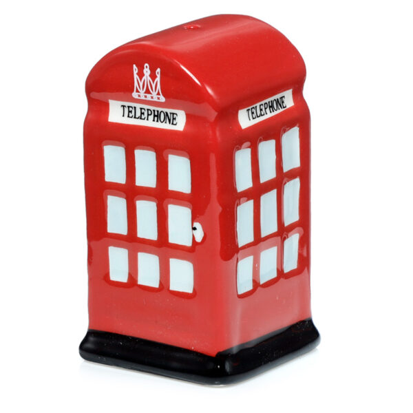 Ceramic Salt & Pepper Set - London Icons Telephone Box & Post Box - Image 2
