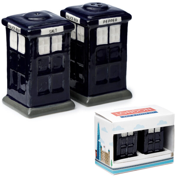 Ceramic Salt & Pepper Set - Police Box - Image 8