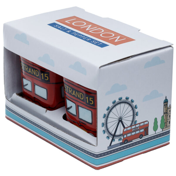Ceramic Salt & Pepper Set - London Icons Routemaster Bus - Image 10