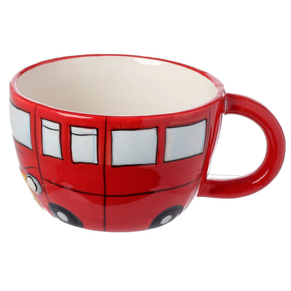 Fun Novelty Routemaster Red Bus Teapot and Cup Set for 1 - Image 3