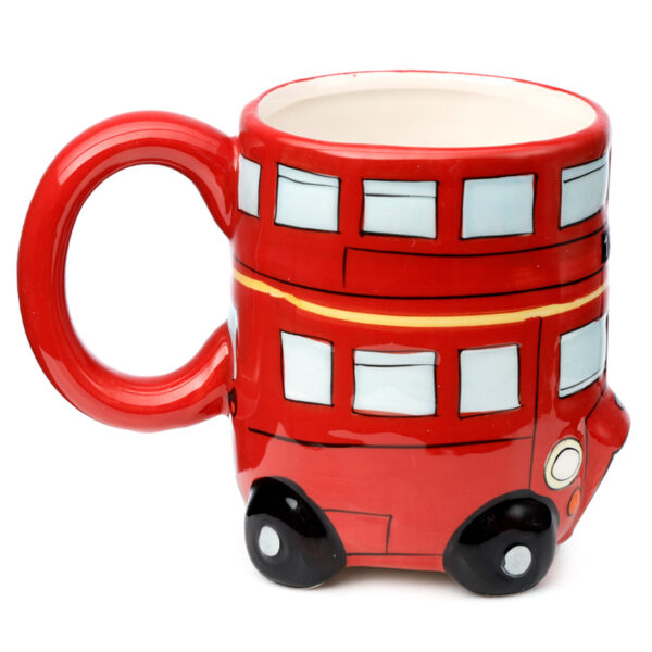 Novelty Shaped Ceramic Mug - London Icons Red Routemaster Bus - Image 5