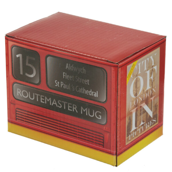 Novelty Shaped Ceramic Mug - London Icons Red Routemaster Bus - Image 8