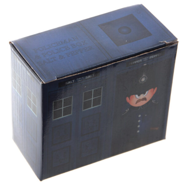Ceramic Salt & Pepper Set - Policeman & Police Box - Image 3