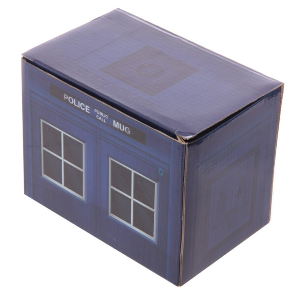 Novelty Shaped Ceramic Mug - Round Police Box - Image 6