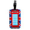PVC Luggage Tag - London Souvenir Union Jack Telephone Box - Image 2