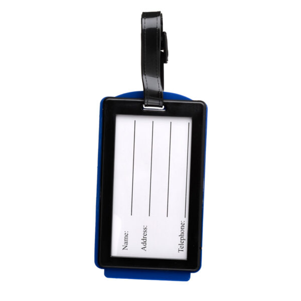 PVC Luggage Tag - London Souvenir Union Jack Telephone Box - Image 3