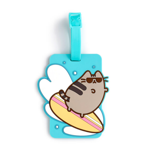 PVC Luggage Tag - Pusheen the Cat Summer Surfer - Image 2