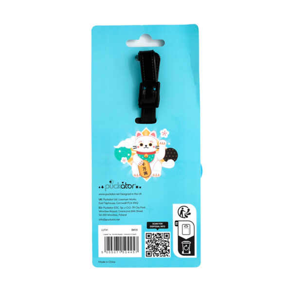 PVC Luggage Tag - Maneki Neko Lucky Cat - Image 4