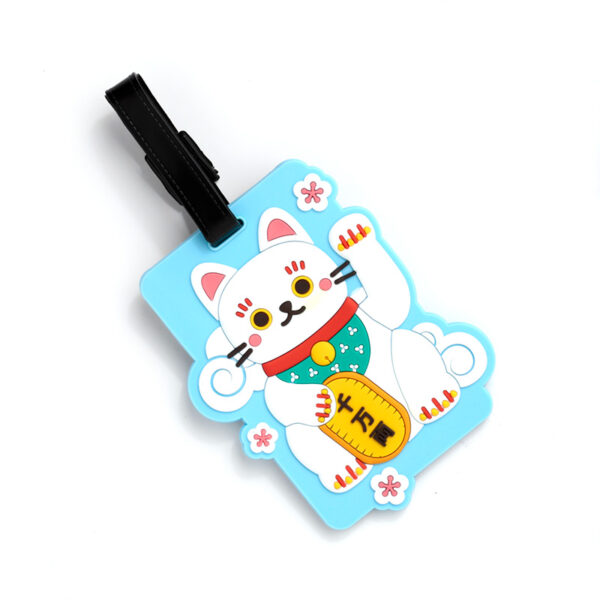 PVC Luggage Tag - Maneki Neko Lucky Cat - Image 7