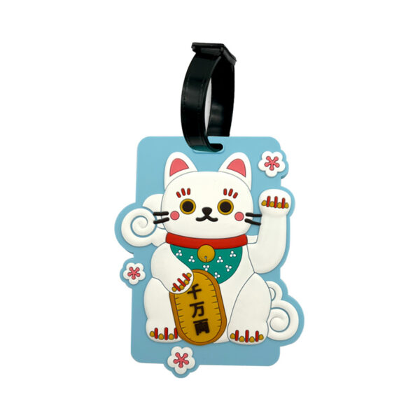 PVC Luggage Tag - Maneki Neko Lucky Cat - Image 8