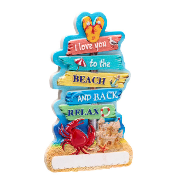 3D Printed Souvenir Seaside Magnet - Seaside Beach Signs - Image 2