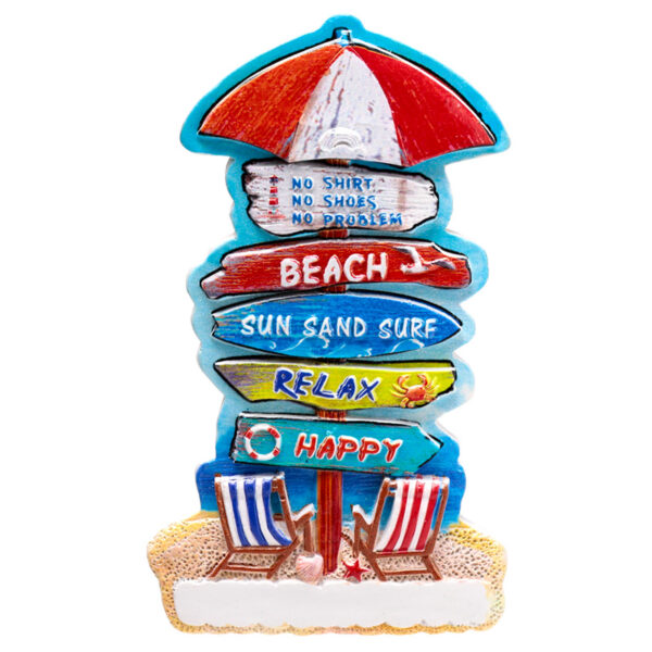 3D Printed Souvenir Seaside Magnet - Seaside Beach Signs - Image 5