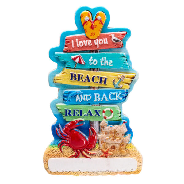 3D Printed Souvenir Seaside Magnet - Seaside Beach Signs - Image 6