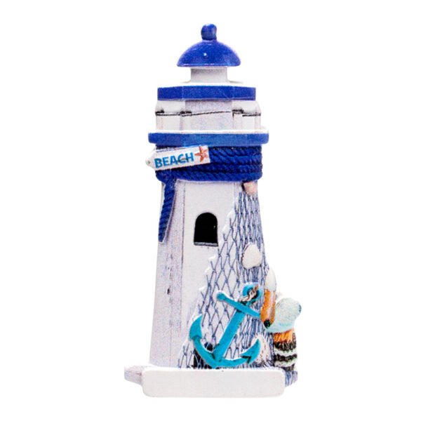 3D Printed Souvenir Seaside Magnet - Blue Nautical Lighthouse - Image 10
